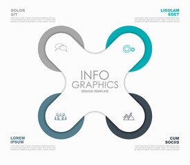 Infographic design template with place for your data. Vector illustration. - 768958381