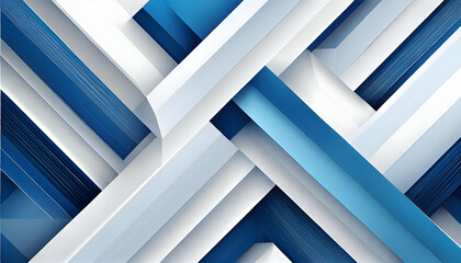 vector background featuring blue and white abstract geometric shapes, perfect for modern designs and presentations