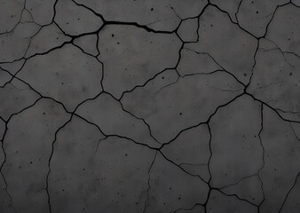 Obraz premium Grunge metal wall texture background, suitable for Halloween theme background, old cracks in cement, dusty old film effect texture, horror concrete imitation facade wall, generative AI 