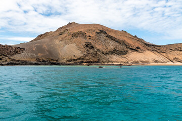 Fototapeta na wymiar Isla volcánica de Bartolomé, Galápagos, Ecuador