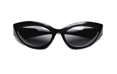 Black Eyeglasses, Cool Glasses,PNG Image, isolated on Transparent background. - obrazy, fototapety, plakaty
