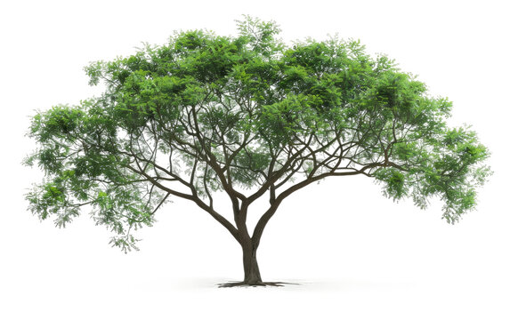 Terminalia Ivorensis Tree,PNG Image, isolated on Transparent background.