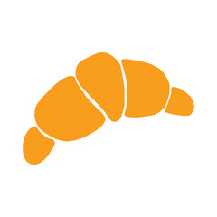 Croissant icon. Simple illustration in flat style. Vector illustration.