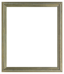 Gray picture frame in PNG format on a transparent background.