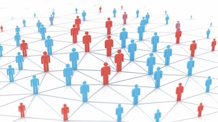 disease spread or social network 3d connections plexus animation. Can be used to represent population growth, a population growth virus or lobbying management organization