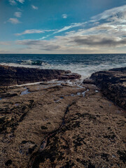 Seafront in Celtic sea.