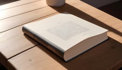 book on a table