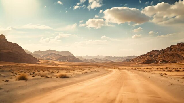 Road in the Valley of Fire State Park, Nevada, USA, Adventure desert road explore vibe, AI Generated