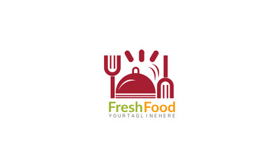 Professional green food and drink logo with the words 