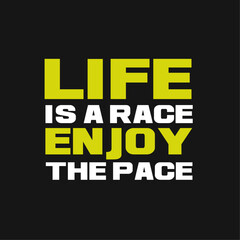 Life's a race, enjoy the pace tshirt vector design t-shirt, auto, automobile, badge, chest, competition, custom, emblem, finish, flag, front, graphic, grunge, print, race, racing, shirt, speed, start,