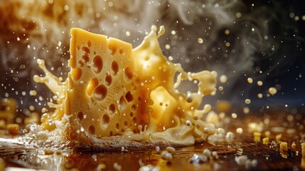 Dynamic Cheese Splash