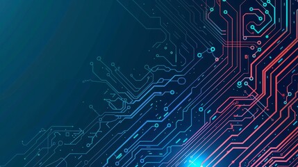 Circuitry Veins: Abstract AI Technology Backgrounds. Generative AI Concept Made by Generative AI.
