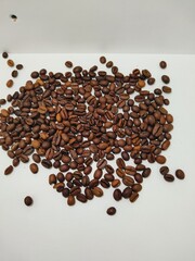 coffee beans on a white background