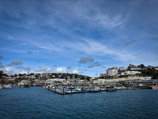 Obraz premium Torquay Marina at Torbay, Devon, UK