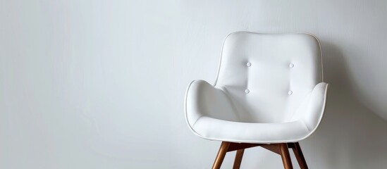 Chair placed on white background.