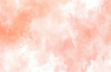 Obraz premium Abstract Peach Watercolor Texture Background