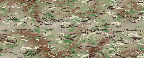 multicam camo pattern for wallpaper or print material decal, arid tropic black multi terrain camouflage america © AchmadRizal