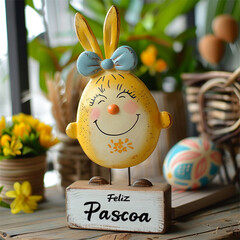 Feliz P&aacute;scoa, criado por IA