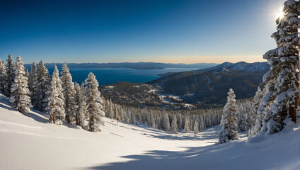 Winter in Lake Tahoe 