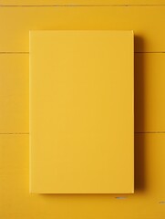 a blank mock up mustard card dimension, mock up, on background, shot in studio