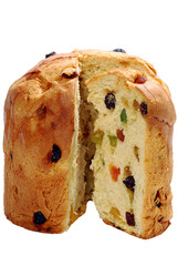 Panettone with dried fruits