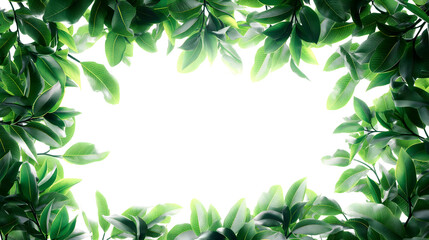 Bright Sunlight Shining Through Lush Green Tree Canopy