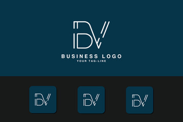 VB, BV, V, B, Abstract Letters Logo Monogram