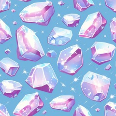 Ice floor texture, random 8bit RPG, random hues, glistening effect, pixel art style