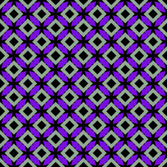 Multi color seamless abstract pattern. Background and backdrop. Multi Colored. Colorful ornamental design. Colored mosaic ornaments.