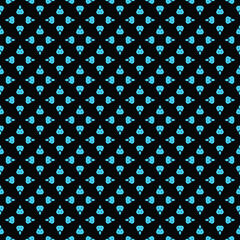 Multi color seamless abstract pattern. Background and backdrop. Multi Colored. Colorful ornamental design. Colored mosaic ornaments.