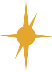 Abstract Cloud Retro Element