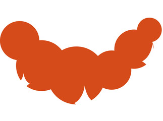 Abstract Cloud Retro Element