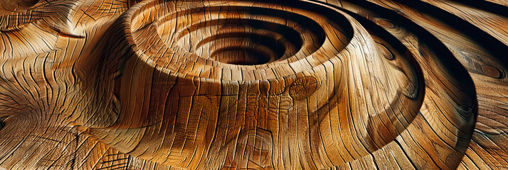 Cut Tree Trunk Closeup, Detailed Wooden Texture and Rings, Natural Pattern and Organic Material - obrazy, fototapety, plakaty