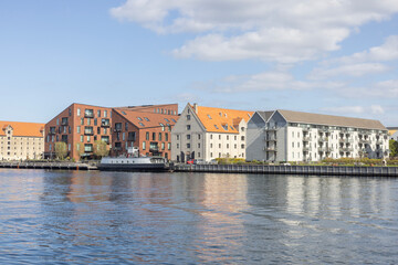 Walking along Copenhagen's canals on a great summer day, Denmark - 769015331