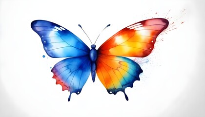 A Colorful Butterfly 2 (15) - obrazy, fototapety, plakaty