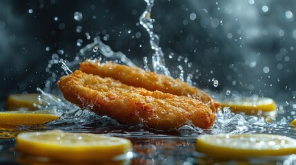 Crispy Fish Fillets With Lemon Splash