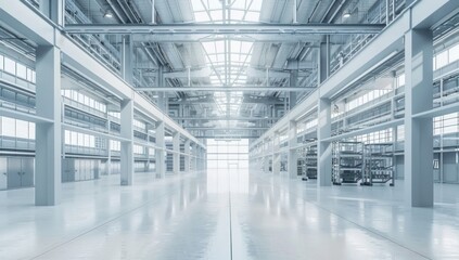 Modern Industrial Warehouse Interior