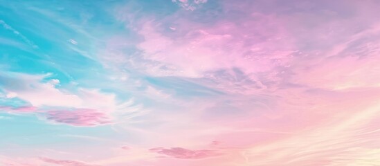 Gradient Colorful Sky Background with Soft Pastel and Vibrant Tones.