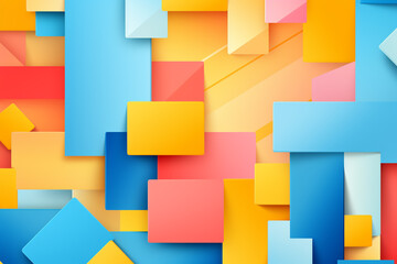 Abstract geometric background with colorful rectangles. Eps 10 vector file.