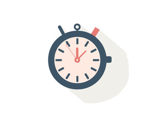 stopwatch isolated on white