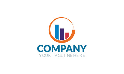 Accounting Design Logo Template, Finance Logo Design
