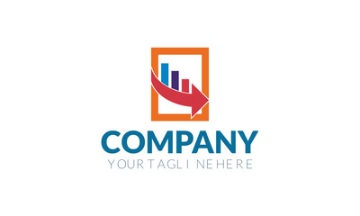 Accounting Design Logo Template, Finance Logo Design