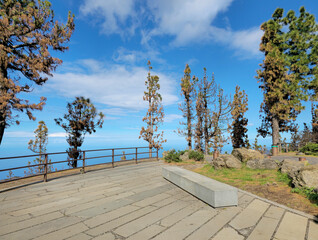 Viewing platform Mirador de Chipeque, Island Tenerife, Canary Islands, Spain, Europe.