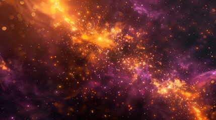 Fototapeta na wymiar Cosmic Dust and Stars Abstract Background