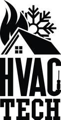 HVAC Tech Vector, Hvac Illustrations, Hvac T-Shirt,  Air Conditioning, Heating, Ventilation, Quotes
