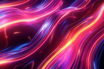 Neon Waves illustration Background, neon waves background, neon background, colorful background, waves neon background 
