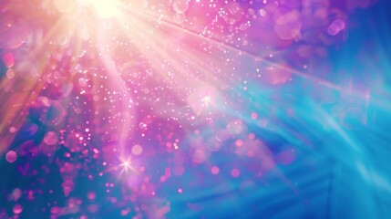 Abstract Sparkling Light Bokeh Background
