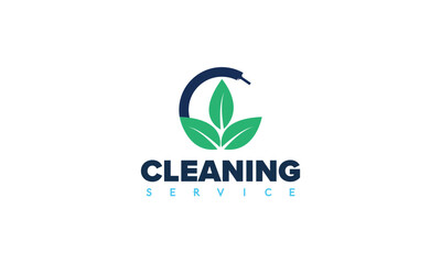 Cleaning Service Logo Design Idea. Symbol for Cleaning the Living and Work Place.