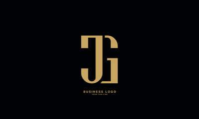 JG, GJ, J, G, Abstract Letters Logo Monogram