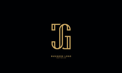 JG, GJ, J, G, Abstract Letters Logo Monogram